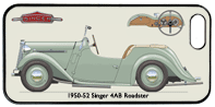 Singer Nine 4AB Roadster 1950-52 Phone Cover Horizontal